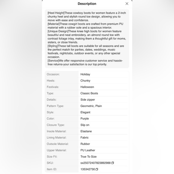 Lavender Boots - Picture 11 of 11